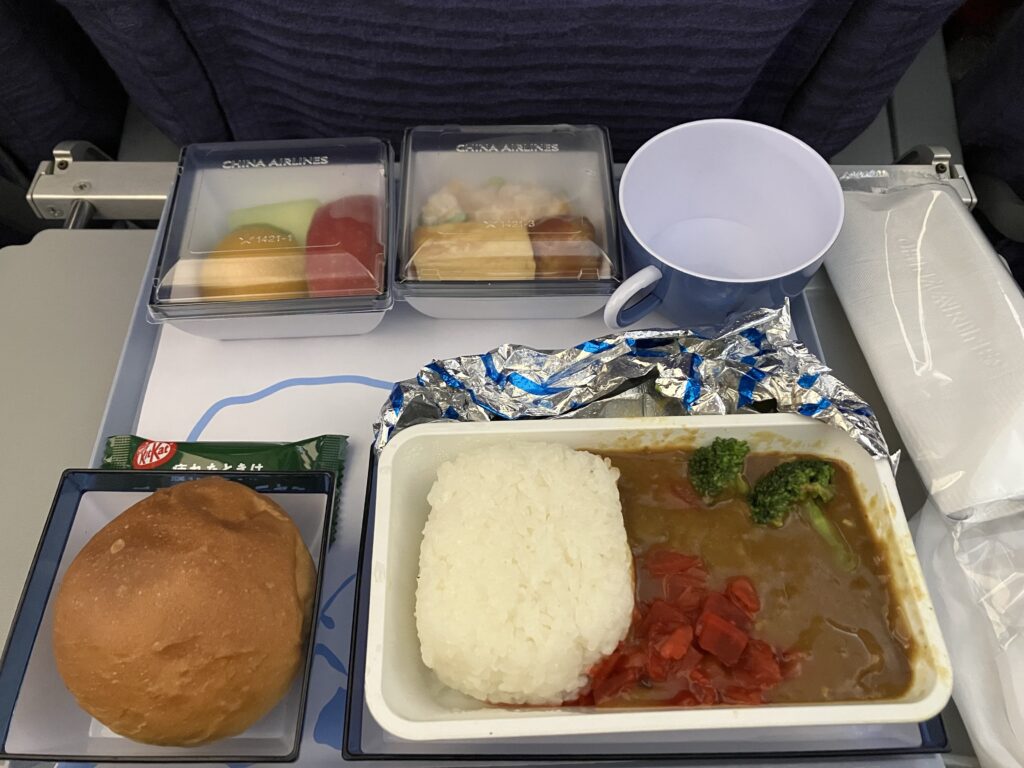 中華航空の機内食