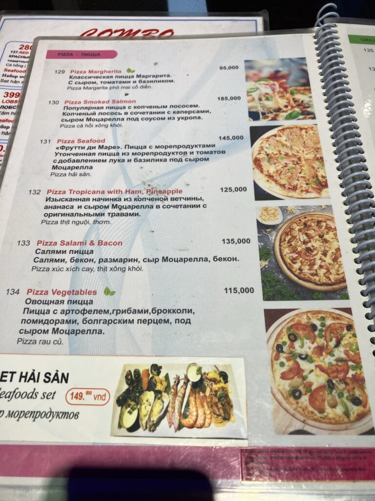 MOCKBAのメニュー18パスタピザ