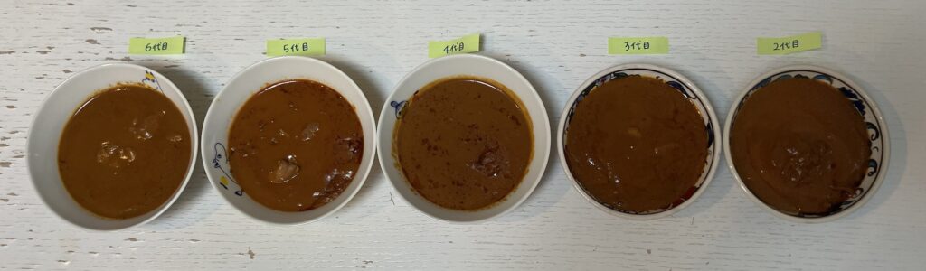 カレー一覧横並び