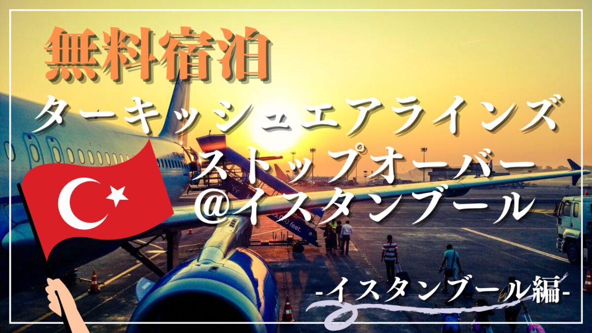 無料宿泊】ターキッシュエアラインズのストップオーバー特典の予約申込 