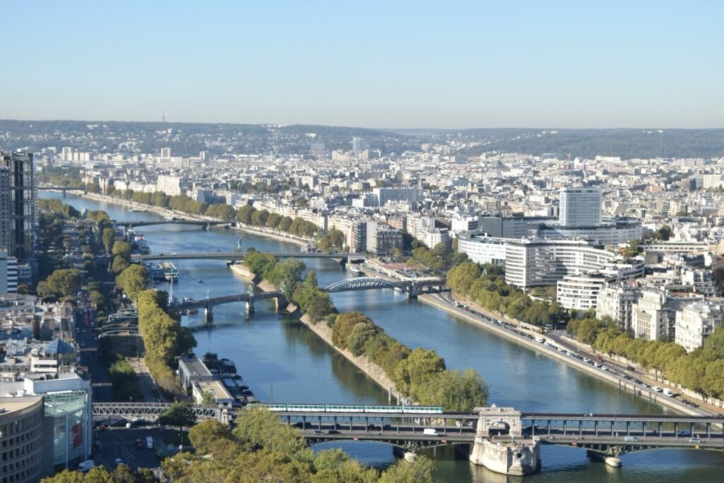 エッフェル塔からの風景